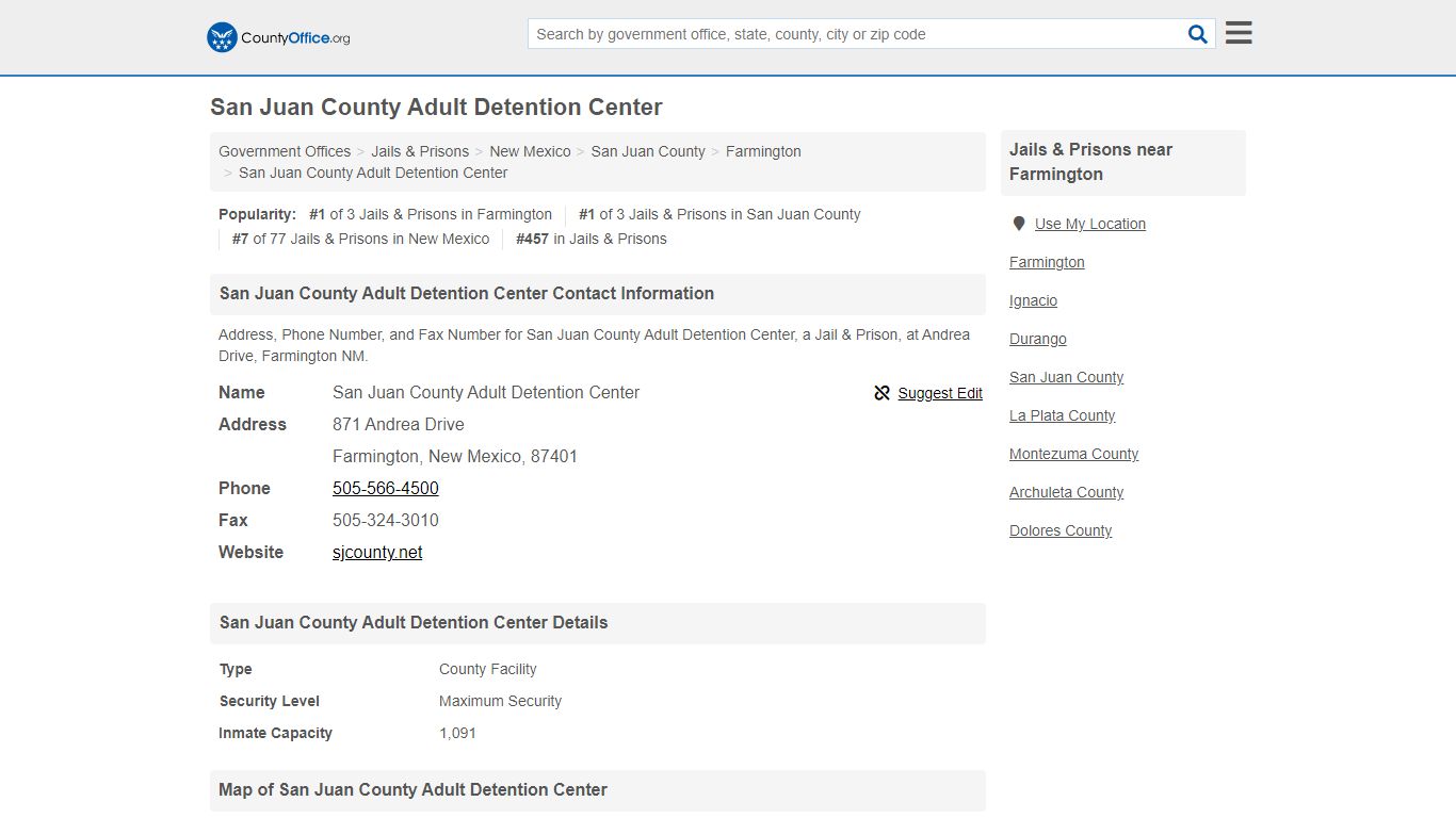 San Juan County Adult Detention Center