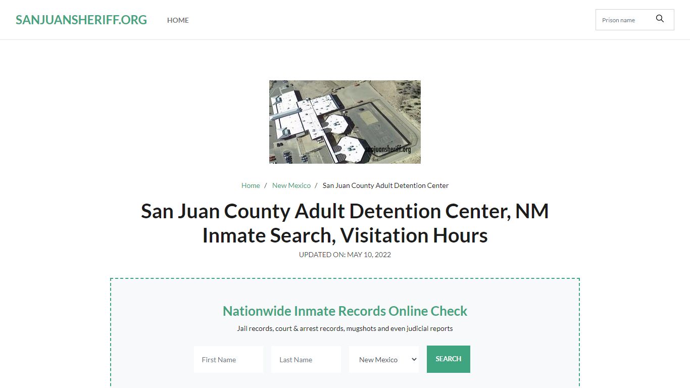 San Juan County Adult Detention Center - sanjuansheriff.org